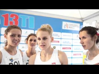 4x400m POL after winning and a new NJR, Rieti 2013