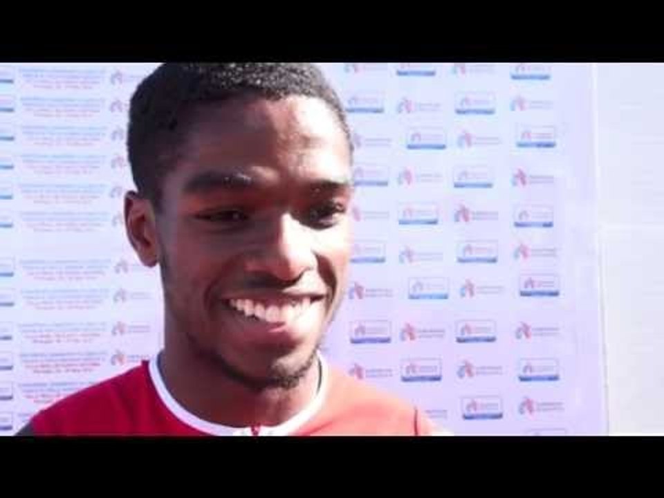 Ricardo Santos (POR) after 2nd place in the 400m