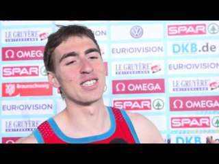 Sergey Shubenkov (RUS) after winning the 110mh