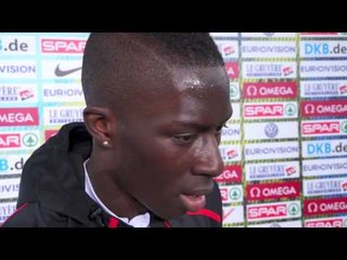 Mame Ibra-Anne (FRA) after winning the 400m