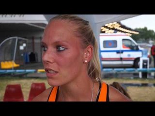 Nadine Broersen (NED) after winning with a new PB: 6539p