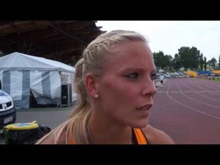 Nadine Broersen (NED) leading after the first day