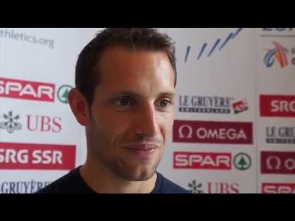 Renaud Lavillenie (FRA) after pressconference European Athletics Championships