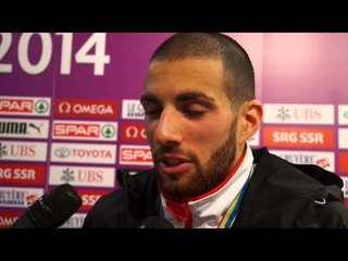 Kariem Hussein (SUI), Gold Medal Winner 400m Hurdles Men