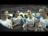 4x400m Relay Women (GBR) Silver Medal, Praha 2015 EICH