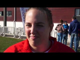 Anita Márton (HUN) after 2nd place at Shot Put Senior Women