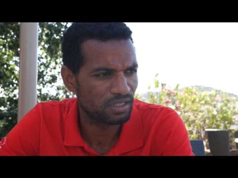Tadesse Abraham (SUI) after EC 10000m