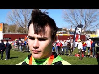 Matija Muhar (SLO) after winning the Javelin U23