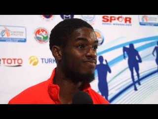 Ricardo dos Santos (POR) after the 400m ECCC Mersin 2015