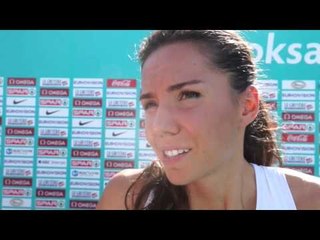 Joanna Jozwik (POL) after the 800m