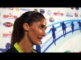 Sara Moreira (POR) after winning the 3000m & 5000m ECCC Mersin 2015