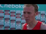 Richard Ringer (GER) after winning the 3000m