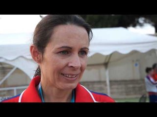 Jo Pavey (GBR) after the EC 10000m Chia-Pula 2015