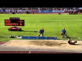 Babayev Triple Long Jump CR - 17.04m (gold medal)