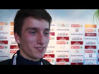 Fabien Palcau (FRA) after winning Silver at the junior race men