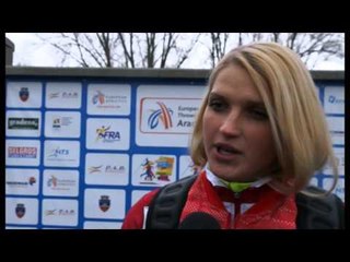Lina Muze (LAT) after 2nd place Javelin Throw