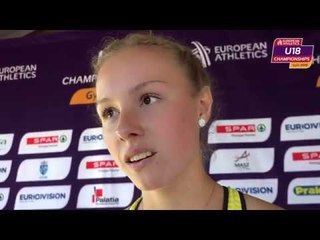Antonia Buschendorf (GER) after the heats of the 100mH