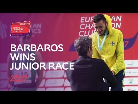 Barbaros wins junior race - 2017 ECCC cross country, Albufeira