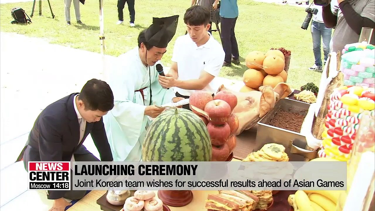 Korea joint dragon boat team wishes success and safety ahead of the 2018 Asian Games