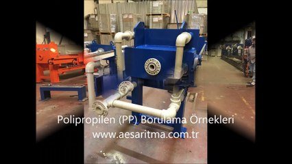 Filtre Pres Borulama Örnekleri -Polipropilen (PP)