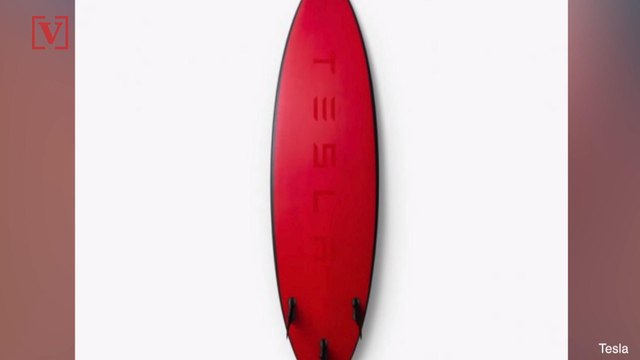Tesla's Limited Edition Surfboard is Selling on eBay for Thousands