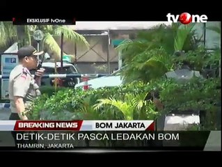 Aksi Dramatis Baku Tembak Aparat dengan Pelaku Bom Sarinah