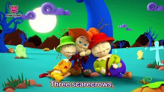 Tres Espantapájaros | Canciones de Halloween | PINKFONG Canciones Infantiles