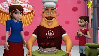Pat a cake 3D Nursery Rhyme and song for kids | 3D songs with lyrics