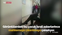 Mahkemeye götürülen Filistinli çocuğun 