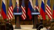News conference following talks between the presidents of Russia and the United States