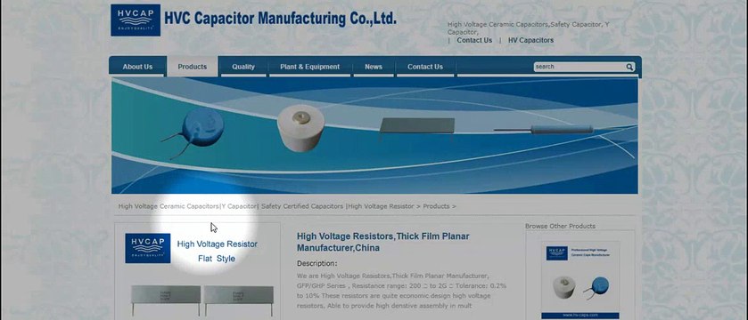 high voltage thick film resistors