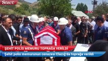 Şehit polis memuru toprağa verildi