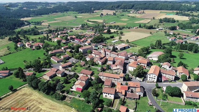 Saint-Georges-Lagricol vu du ciel