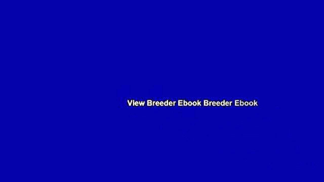 View Breeder Ebook Breeder Ebook