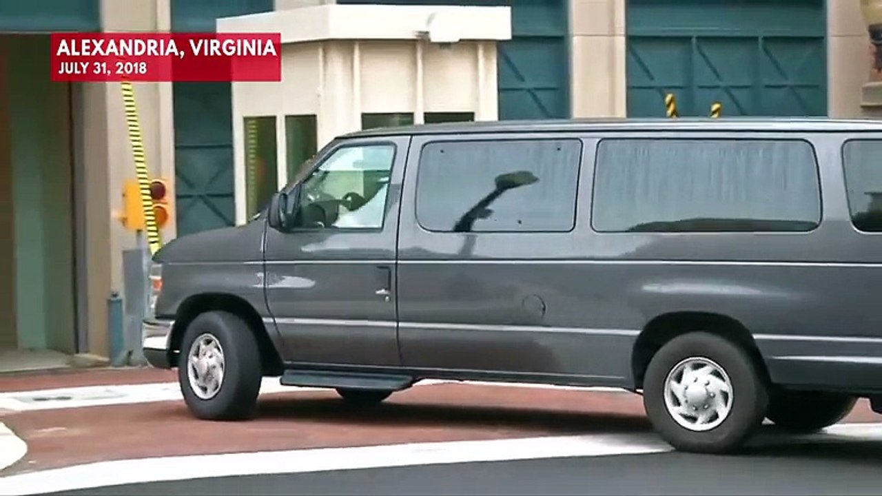 Protesters Confront Manafort As He Arrives For First Day Of Trial