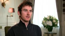 Welsh cyclist Geraint Thomas speaks to ITN in central London