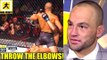 Eddie Alvarez throwing those illegal elbows was 1000% my fault I let him down,Bisping on Joanna