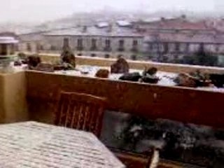 beziers sous la neige