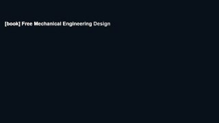 [book] Free Mechanical Engineering Design