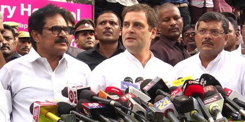 கலைஞர் தமிழக மக்கள் போல உறுதியாக இருக்கிறார்.. ராகுல் காந்தி பேட்டி