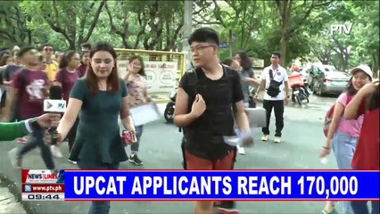 NEWS: UPCAT applicants reach 170,000