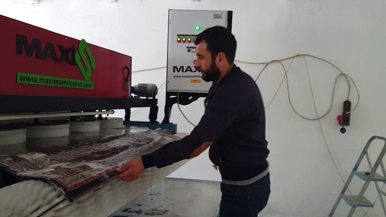 otomatik halı yıkama makinası,halı sıkma makinası maxis