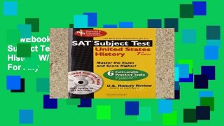 viewEbooks & AudioEbooks SAT Subject Test(tm) United States History W/CD (REA Test Preps) For Any