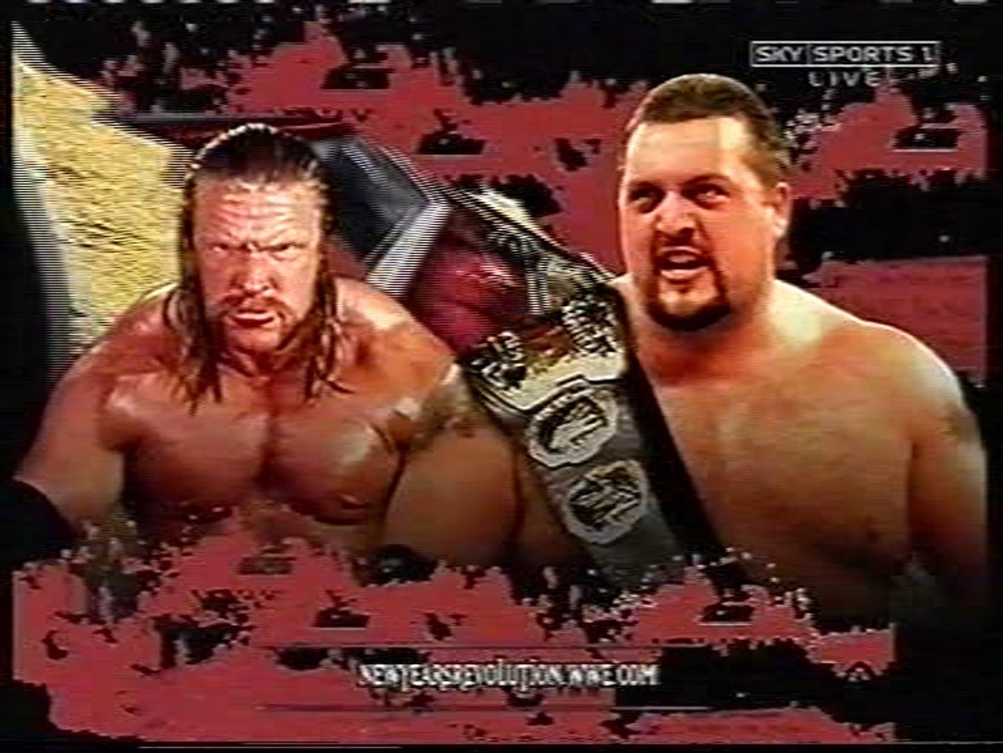 WWE New Year's Revolution 2006 - Triple H vs Big Show, image size:1438x1080