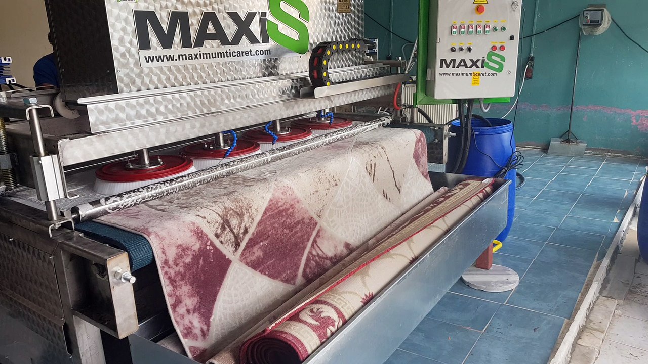 otomatik halı yıkama makinası,halı sıkma makinası maxis