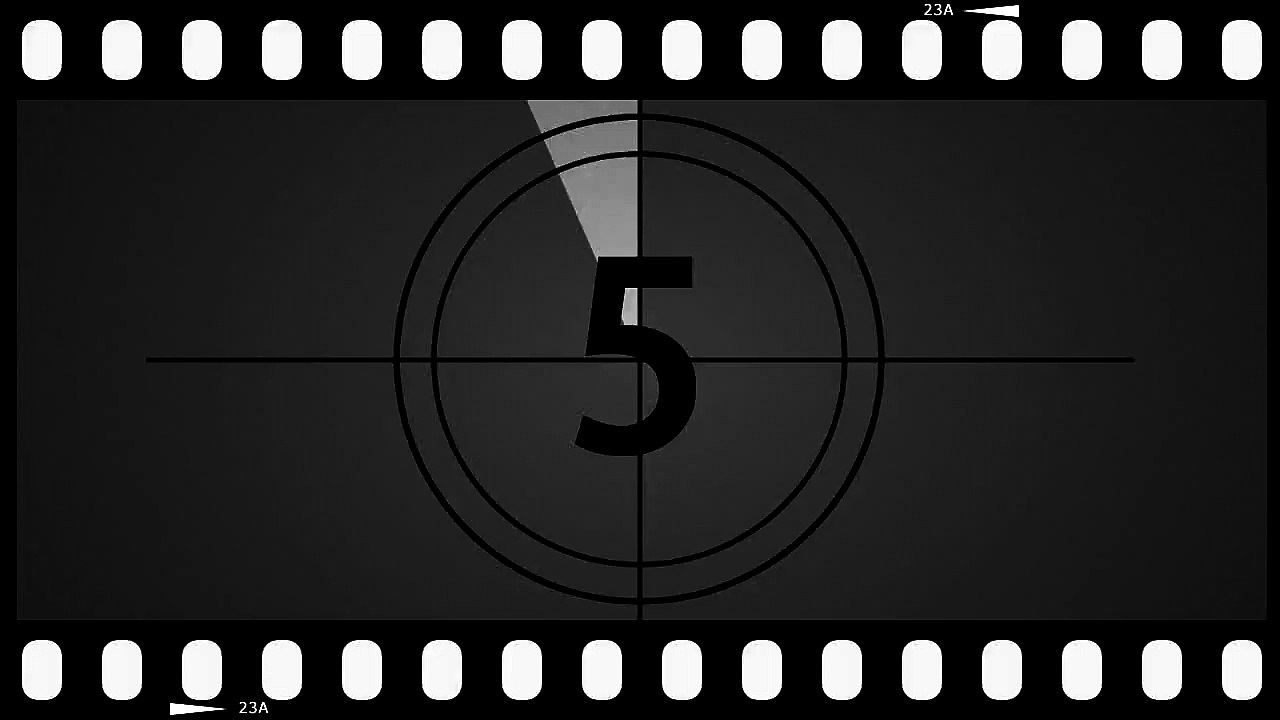 Old Movie Countdown Timer - After Effects v1