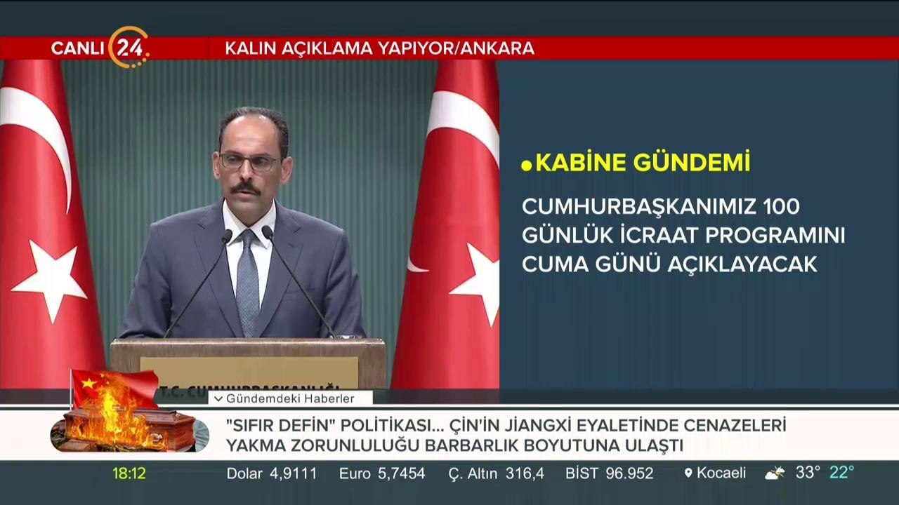 Kabine gündemi