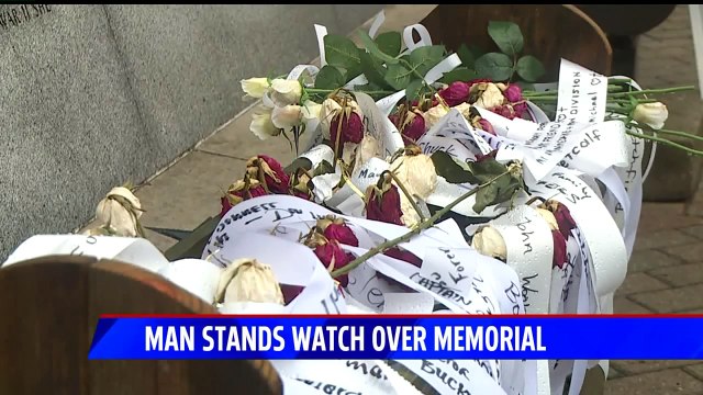 Man Stands Watch Over USS Indianapolis Memorial on Anniversary of Ship's Final Sail