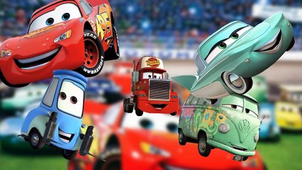 Cars 2 Lightning Mcqueen Finger Family Collection, Lightning Mcqueen Finger Family Songs