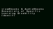 viewEbooks & AudioEbooks Essentials of Specific Learning Disability Identification (Essentials of